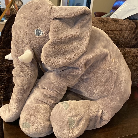 Infant Elephant pillow. Good used condition. - Picture 3 of 4